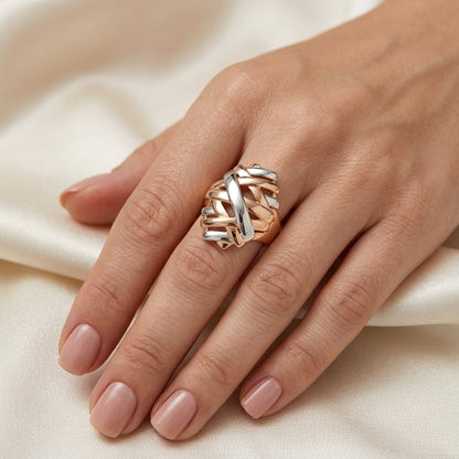 Schmuckset Kreuz 585 Roségold – 03 bague