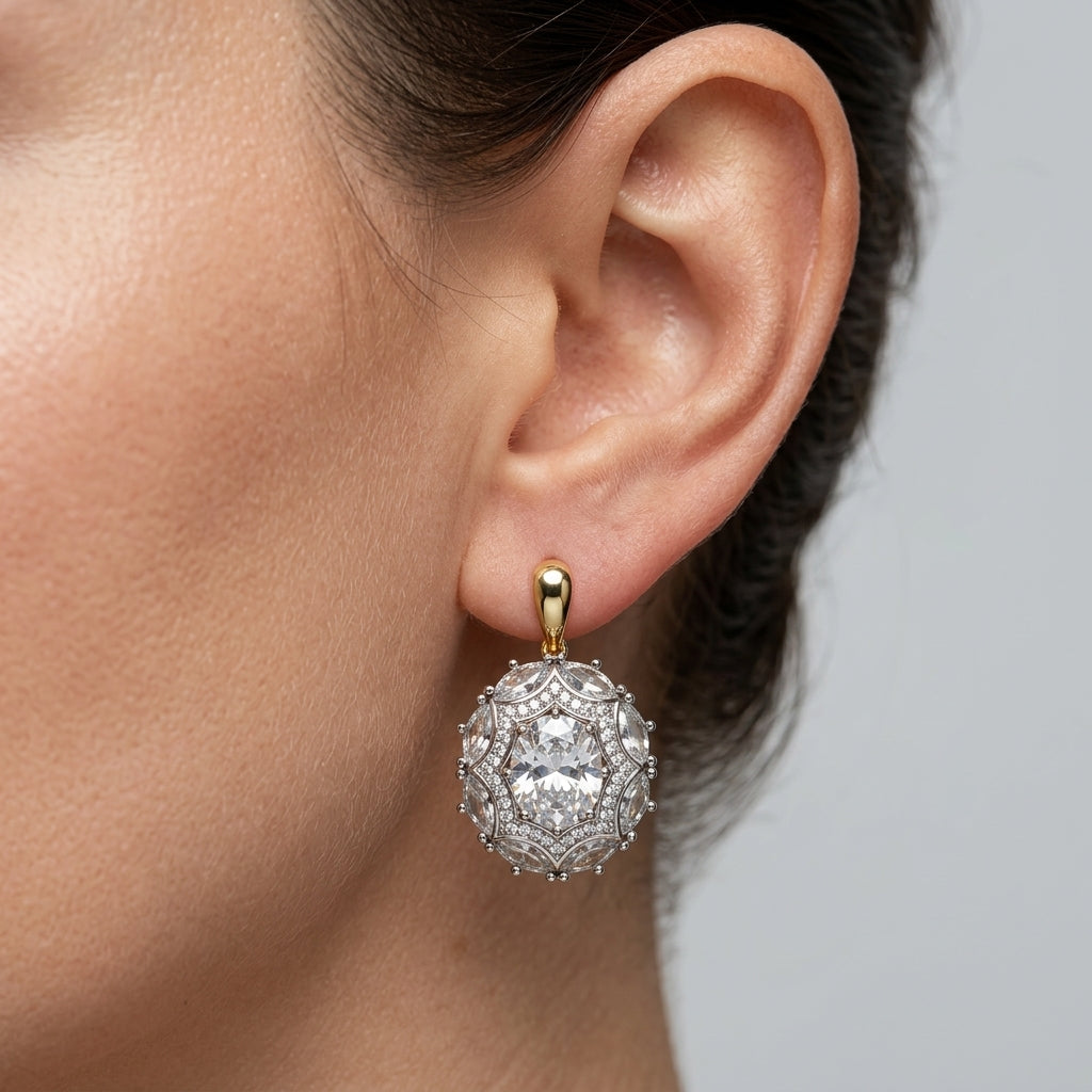 Schmuckset Zirkon 14K Vergoldet Alltagsschmuck – Ring & Kette