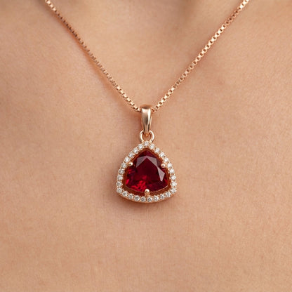 Roségold Dreiteiliges Zirkon Schmuckset Luxus