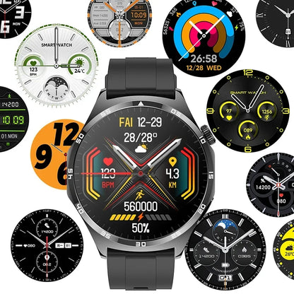 Smartwatch Gesundheitsuhr Telefonieren Amoled Smart Uhr Benachrichtigungen Voice Assistent