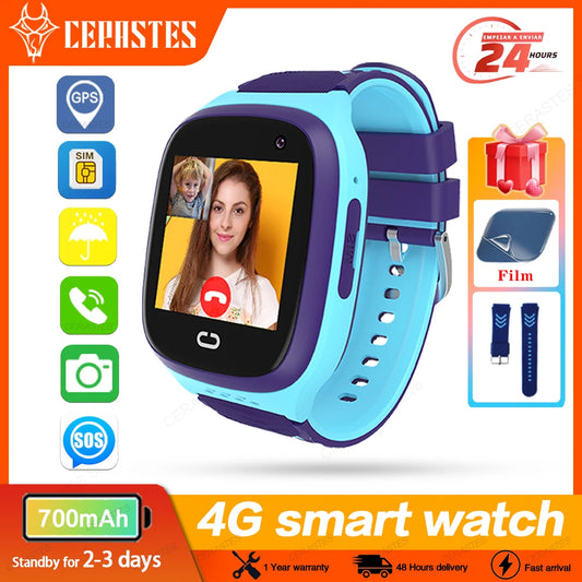 SIM Karte Smartwatch Kinder GPS 4G SOS LT31 Tracking IP67 Wasserdichte Smart Uhr telefonieren