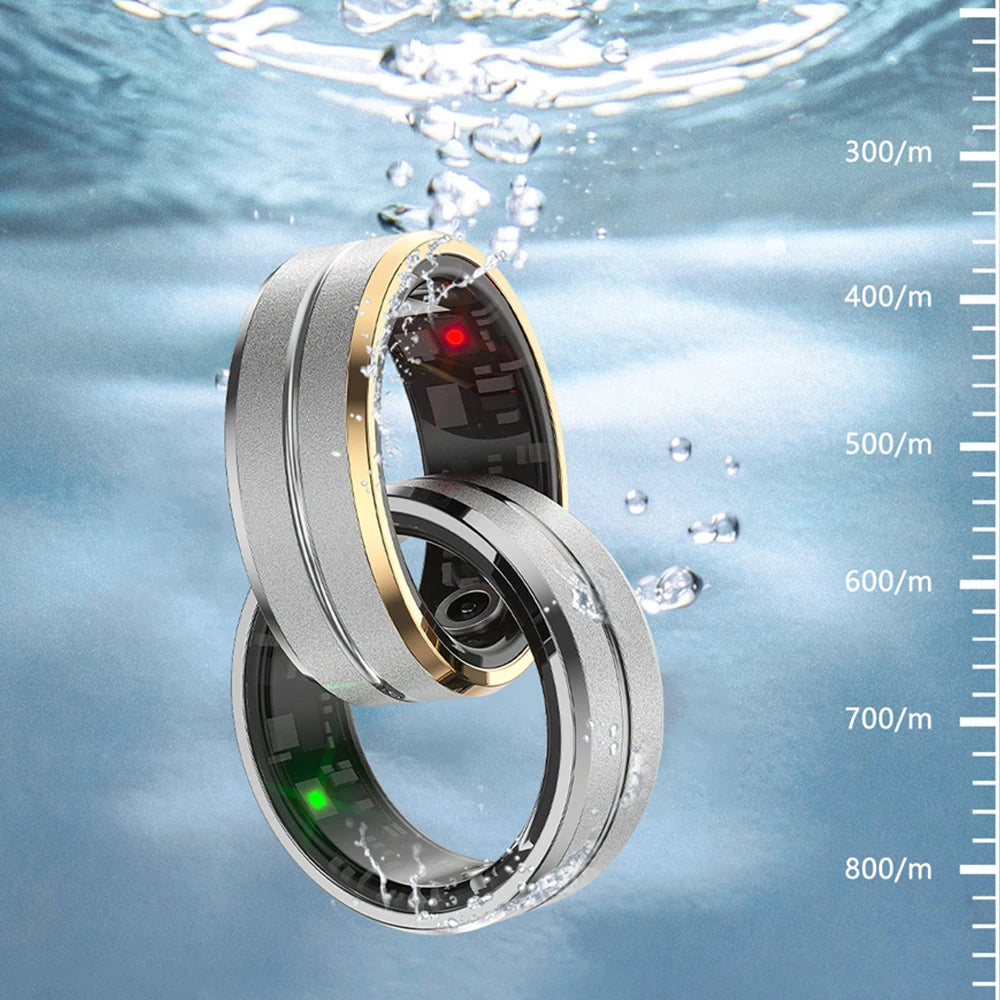 Gesundheitsring Smart Ring wasserdicht Blut Sauerstoff Herzfrequenz Monitoring