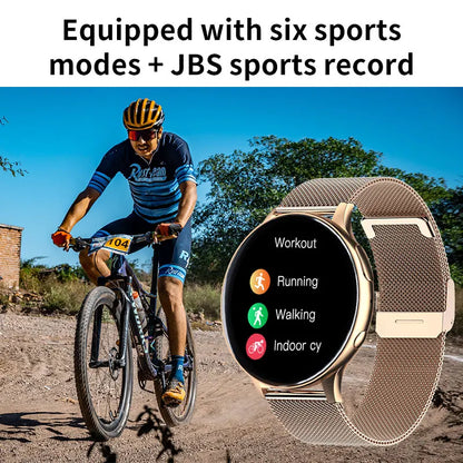 Smartwatch Herzfrequenz, Blutdruck Überwachung, Bluetooth, wasserdicht Smart Uhr