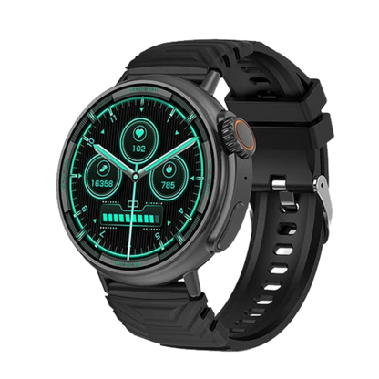 Fitness Smartwatch mit Bluetooth-Anruf, Herzfrequenz-Tracker und Musiksteuerung