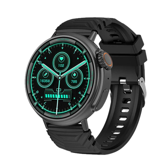 Fitness Smartwatch mit Bluetooth-Anruf, Herzfrequenz-Tracker und Musiksteuerung
